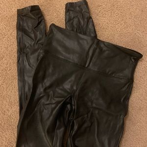 Spanx Faux Leather Leggings